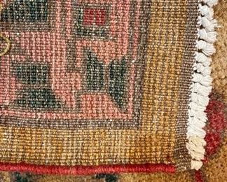 Vintage Khotan Rug. Measure 6.75" x 9.75". Photo 2 of 3.