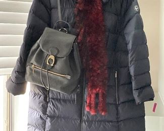Michael Koss Down Coat & Coach Duffle.