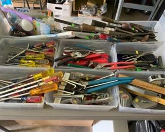 Assorted hand tools