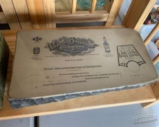 Antique lithographic stone