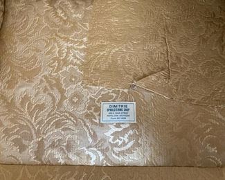 Details for the chair and the sofa