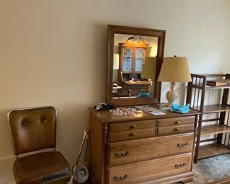 Vintage dresser with mirror