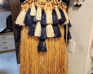 Not sure what culture this Native outfit is from but it is in very good condition. 