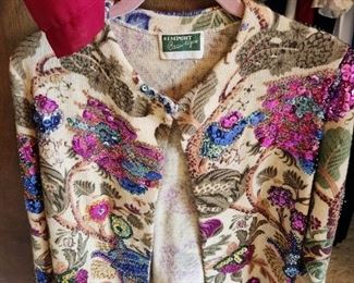 Vintage Sequined Sweater 