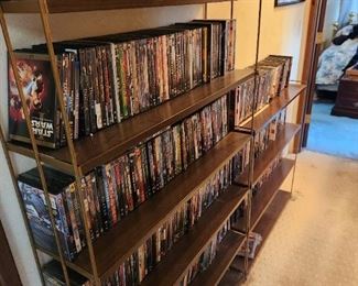 A very large selection of DVD's. 