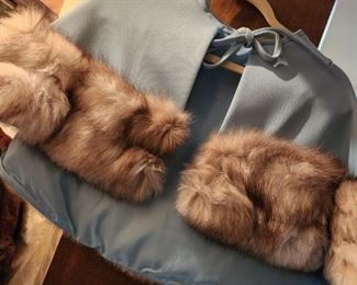 Fur Shoulder Cape