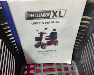 Challenger XL Motorized/Mobility Scooter