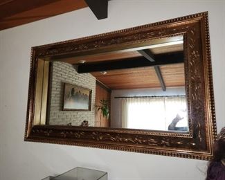 Large Framed Mirror 