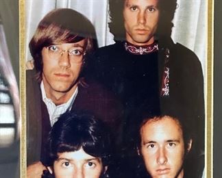 The Doors Gold Record  Display Weird Scenes Inside The Gold Mine	Frame: 30.5 x 30.25 in	HxWxD