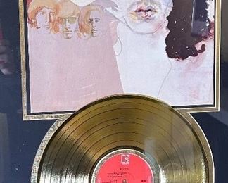 The Doors Gold Record  Display Weird Scenes Inside The Gold Mine	Frame: 30.5 x 30.25 in	HxWxD