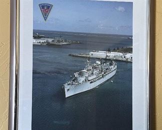 USS Proteus AS 19 Framed Poster	Frame: 26 x 20in	
