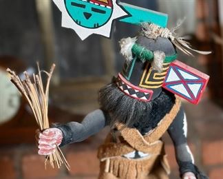 Vintage Hilili Witch Kachina Native American	17in H	
