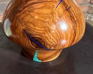 Morrie D. Elmer Birdseye Woodworking Artist Made Bowl	4in H	
