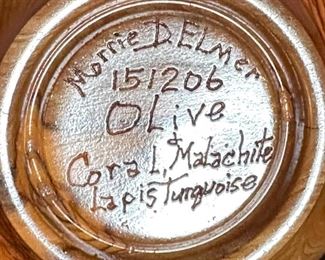 Morrie D. Elmer Birdseye Woodworking Artist Made Bowl	4in H	
