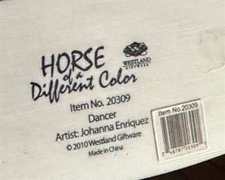 Westland Horse Dancer 20309 Johanna Enriquez Horse of A Different Color	7in H	

