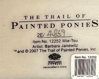 Trail of Painted Ponies 12252 Wei-Tou Barbara Janowitz Horse	7in h	
