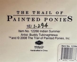 Trail of Painted Ponies 12266 Indian Summer Buddy Tubinaghtewa Horse	6in H	
