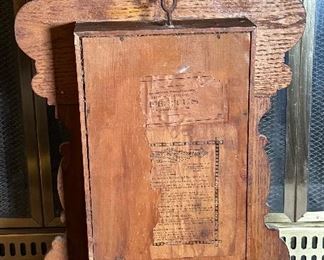 Antique Waterbury Festus Gingerbread House Clock	23.25 x 13 x 4.5in	HxWxD
