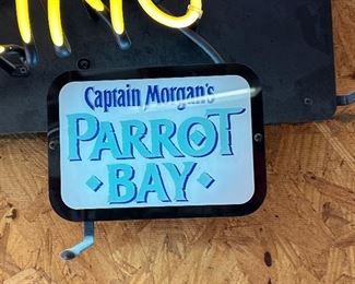Captain Morgan Parrot Bay The Parrot Is calling Neon Sign	19x27x6in	HxWxD

