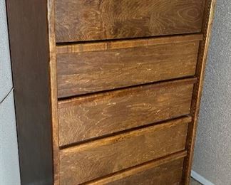 Custom 5 Drawer Tall Dresser	47.5 x 33 x 18.5in	HxWxD
