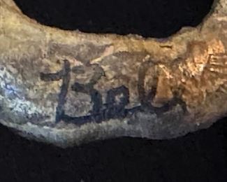 Brutalist Richard Bell Quartz  Bonsai Tree Sculpture Rock Brass MCM #2	7.5in H	
