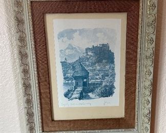 Josef Felsinger Print #1	15.5 x 12.5in	
