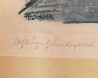 Josef Felsinger Print #2	15.5 x 12.5in	
