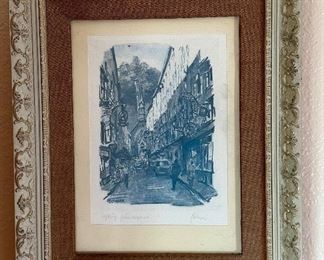 Josef Felsinger Print #2	15.5 x 12.5in	
