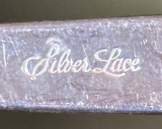 Rogers Silver Lace Silver Plate Flatware Set	65 pc	
