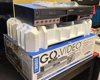 GoVideo DDV9550 Dual Deck 4-Head Hi-Fi VCR BNI	Box: 8.5 x 18 x 25in	HxWxD

