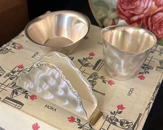 3pc Vintage Ikora Silver Plate on Brass et Germany S	