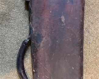 Antique Leather Leg of Mutton Case	33.5in long	
