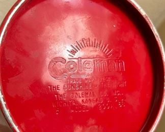 1968 Vintage Coleman 200a RED Camping Lantern		
