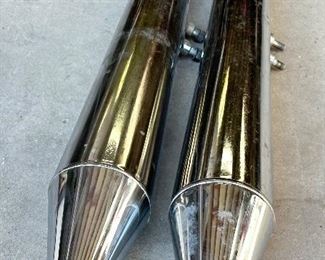 BSA Reverse Cone Mufflers	26.5in Long	
