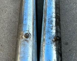 BSA trumpet/cocktail shaker exhaust Pair	19.75in Long	
