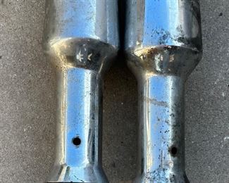 BSA trumpet/cocktail shaker exhaust Pair	19.75in Long	
