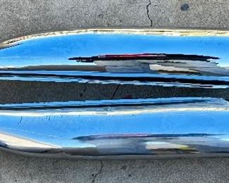 Norton Atlas Mufflers Pair	25in lLong	