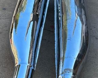 Norton Atlas Mufflers Pair	25in lLong	

