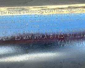 Yamaha V Star Vstar 1100 Exhaust Muffler 5el5	28in Long	
