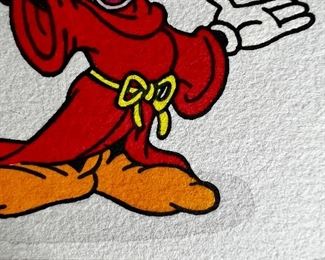 DISNEY SOWA AND REISER ETCHING SORCERER MICKEY LIMITED EDITION"	Total paper dimensions 7.5 inches x 7.5 inches	
