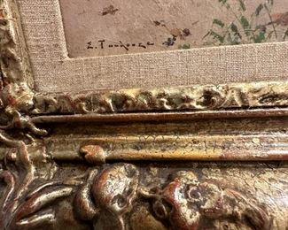  "The Flower Seller"  by Eduard Toudouze (1848 - 1907) Purchase price was  $10,000  We are taking bids and will tell you if you are winner on Sunday the 5th.