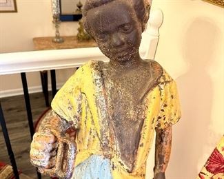 Caste done by Fiske - little boy has a hitching post.
Wonderful piece of art!!!