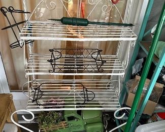 Antique Iron Plant Stand