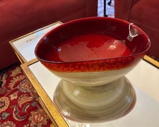 Real Murano Glass Deco Vase