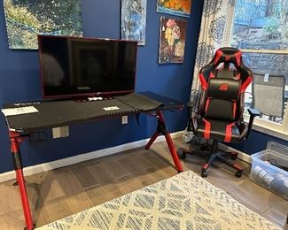 Matching Gaming Table ( Electric) Gaming table 
Gaming chair
(Sold separately)