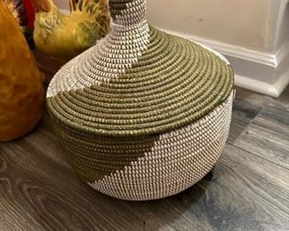 Spiral Woven Basket
