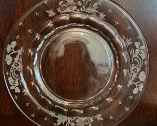 Fostoria willow pattern