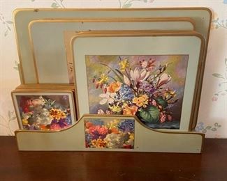 Wonderful 1940’s plate mats and coasters