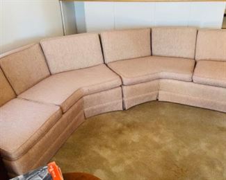 Lovely MCM mauve/pink sectional