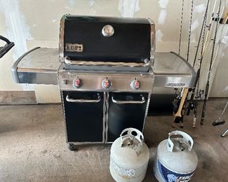 Weber genesis grill and tanks
